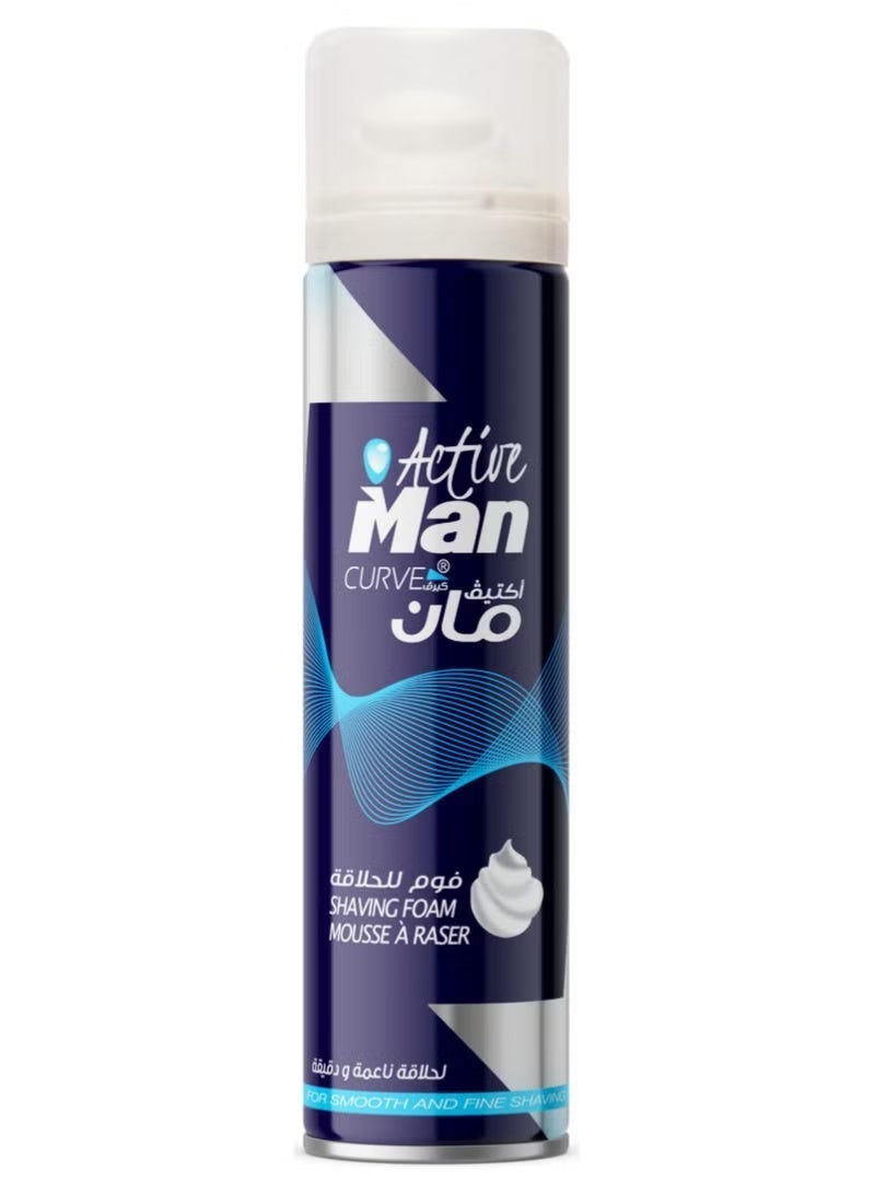 Active Man Curve Shaving Foam 200 ml - Image 1
